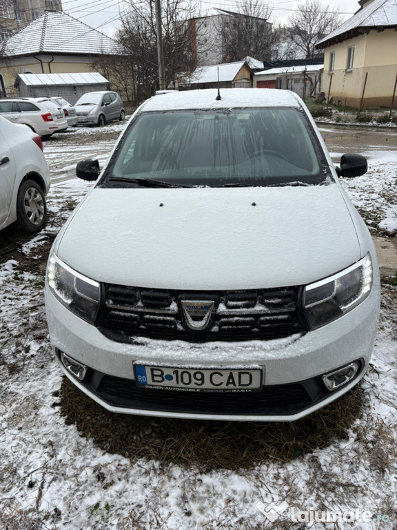 Dacia Logan alb cu alimentare benzină GPL