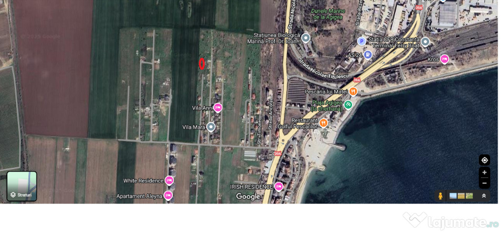 Teren intravilan Agigea zona Roro