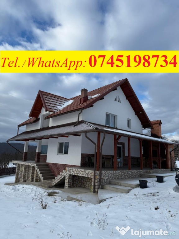 Inchiriez casa utilata si mobilata, util 215 mp, parter + etaj, 4 dorm