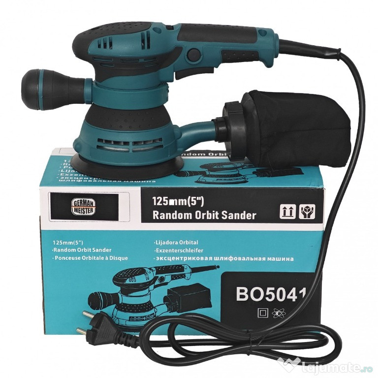 Rindea electrica , German Meister , 2 acumulatori , latime 82 mm