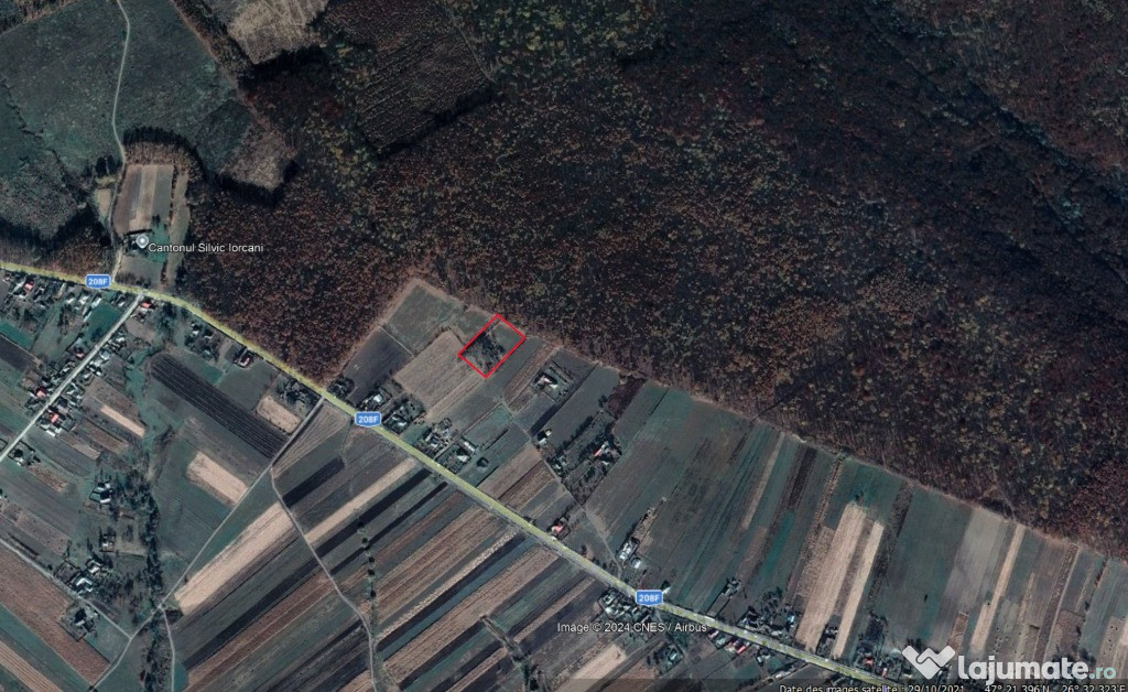 De vanzare 3690 m² in Iorcani jud Iasi