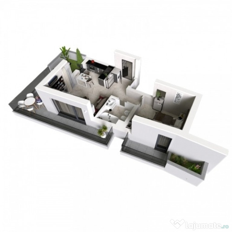 Apartament 2 camere decomandat,44mp,Mamaia,zona Aqua Magic,107.000euro