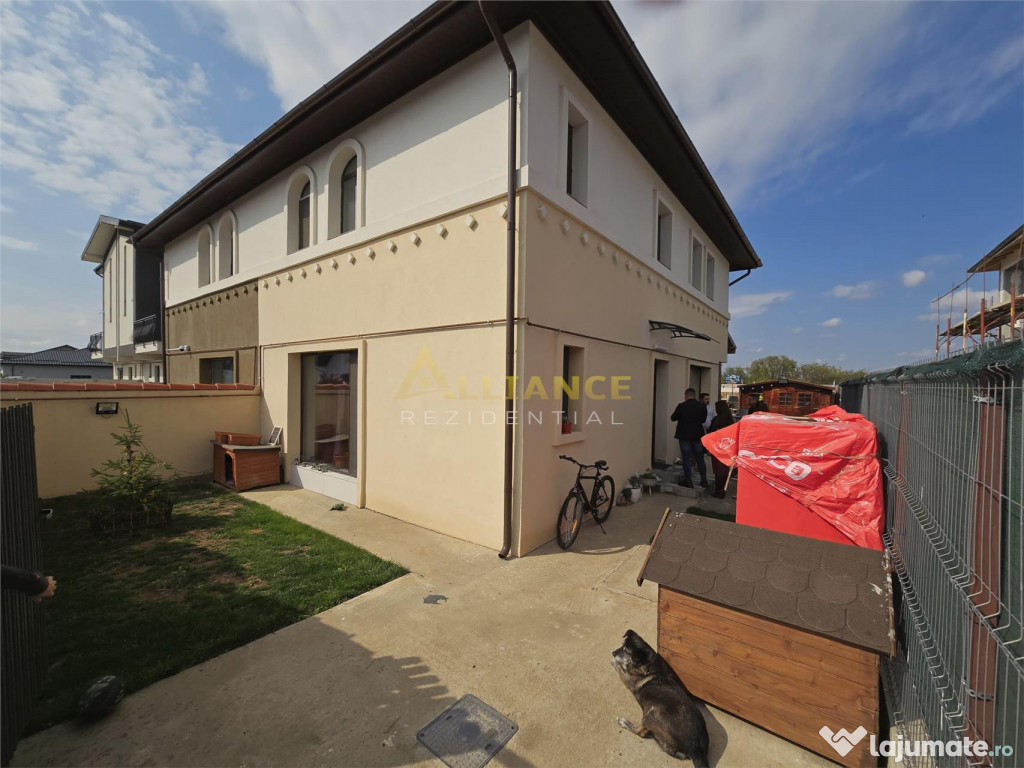 Vila duplex-mobilata si utilata - 5 camere - 2 bai- str asfa