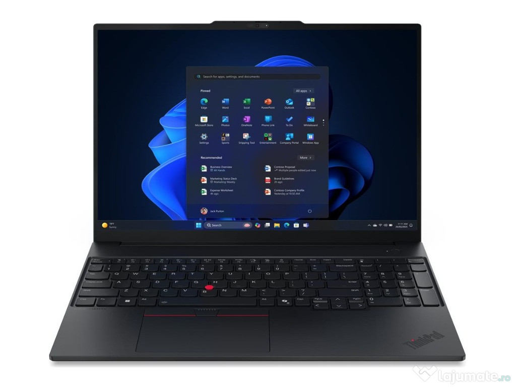 Lenovo ThinkPad E16 G3 Intel Core 7 240H 16inch wuxga 32GB 1TB SSD M.2
