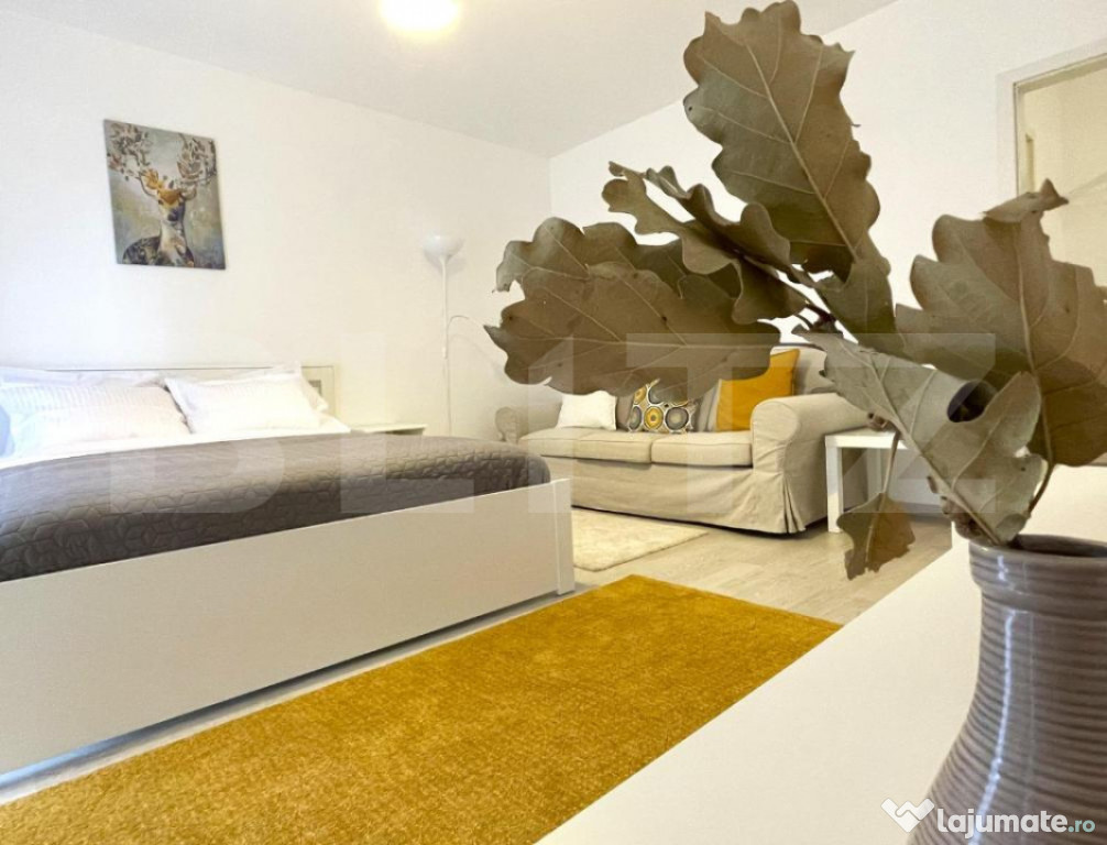 Studio modern de închiriat cu parcare + boxă, Bartolomeu