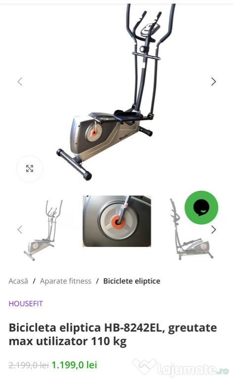 Bicicletă eliptică