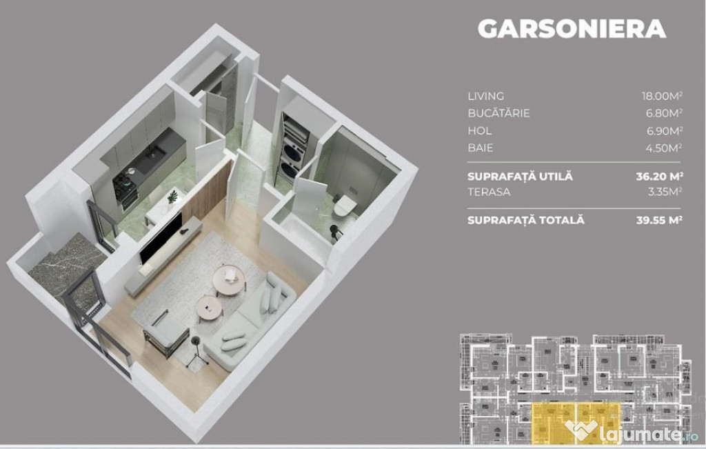 Gars.dec,20min metrou D.Leonida,7min Farmacia Tei/STB Par...