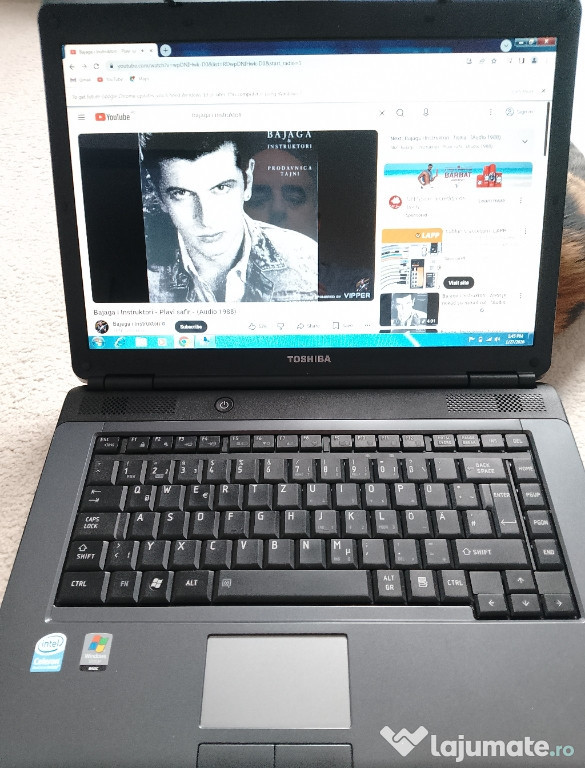 Laptop Toshiba Satellite T1600, 4gb DDR2, 160gb hdd video Intel