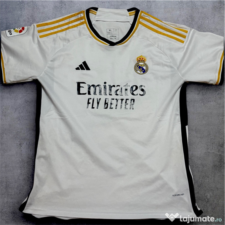 Nou! Tricou Real Madrid 23/24 Original Adidas, Mărime XL
