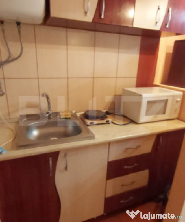 Garsoniera de inchiriat, 15 mp, zona Micro 17