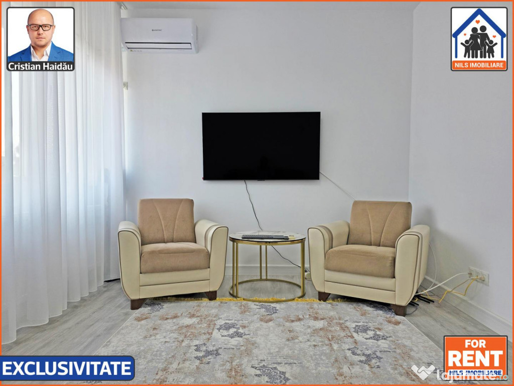 De inchiriat Apartament 2 camere| Bloc nou | Damaroaia - S1