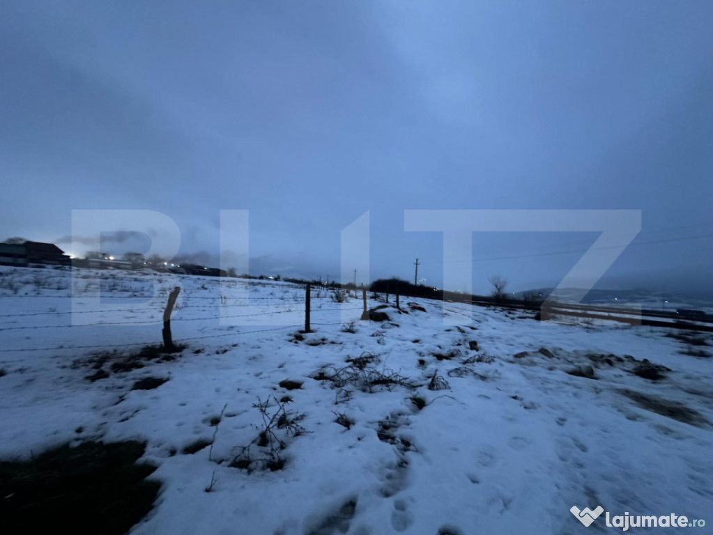 Teren intravilan 5500mp,utilitatile la front