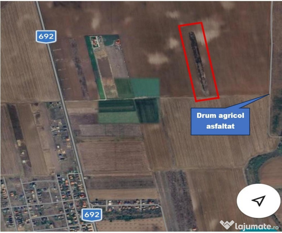 Teren extravilan de vânzare – 2 hectare în Sânandrei