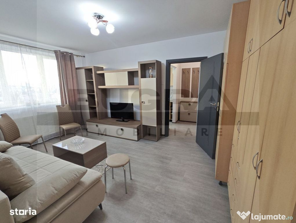 Apartament de 2 camere, modern, 43mp, zona Piata Hermes