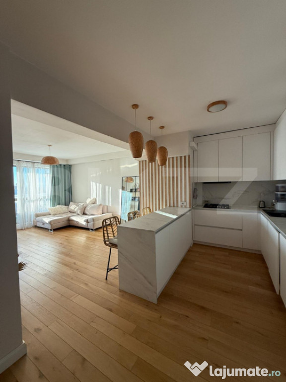 Apartament 2 camere mobilat modern, 58 mp, terasa , Zorilor
