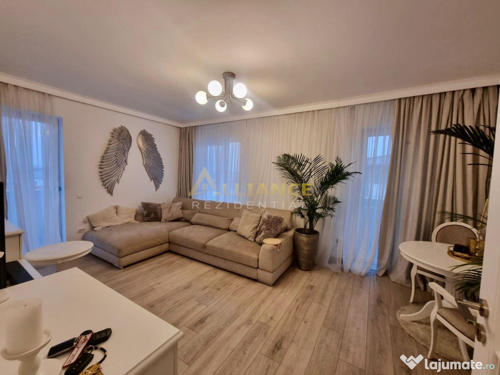 3 camere mobilat si utilat lux, metrou Berceni, gata de muta