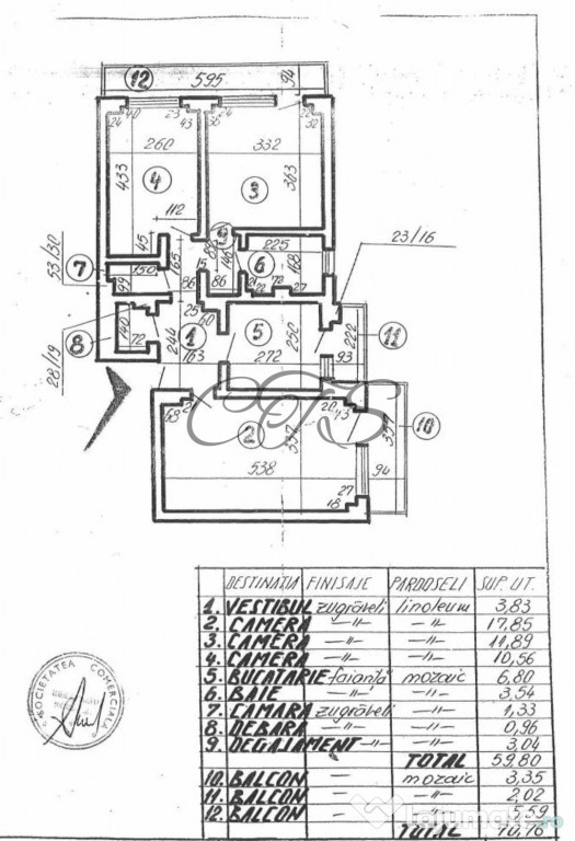 Apartament 3 camere-Arcul de triumf super oferta