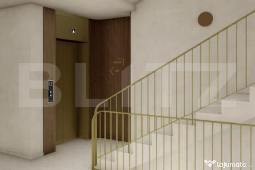 Apartament cu 2 cam,41 mp,etaj 2,cu balcon, lift si parcare,