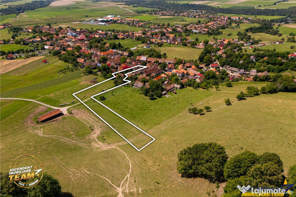 FILM! Domeniu peste 5.000mp 2case traditionale, Bixad, Cova