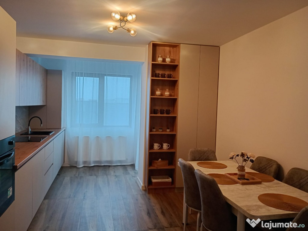 Apartament 3 camere 84 mp utili + 20 mp terase Et 2 zona D-na Stanca.