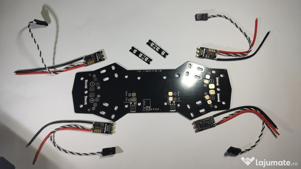 Placă ZMR250 pentru dronă FPV ZMR250 + 4x ESC BLHeli_S D-shot