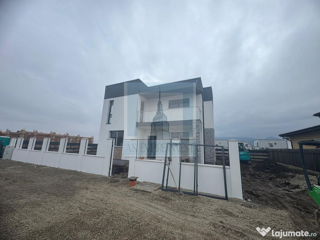 Casă nouă, modernă – Cristian (Brașov) | 145 mp uti...