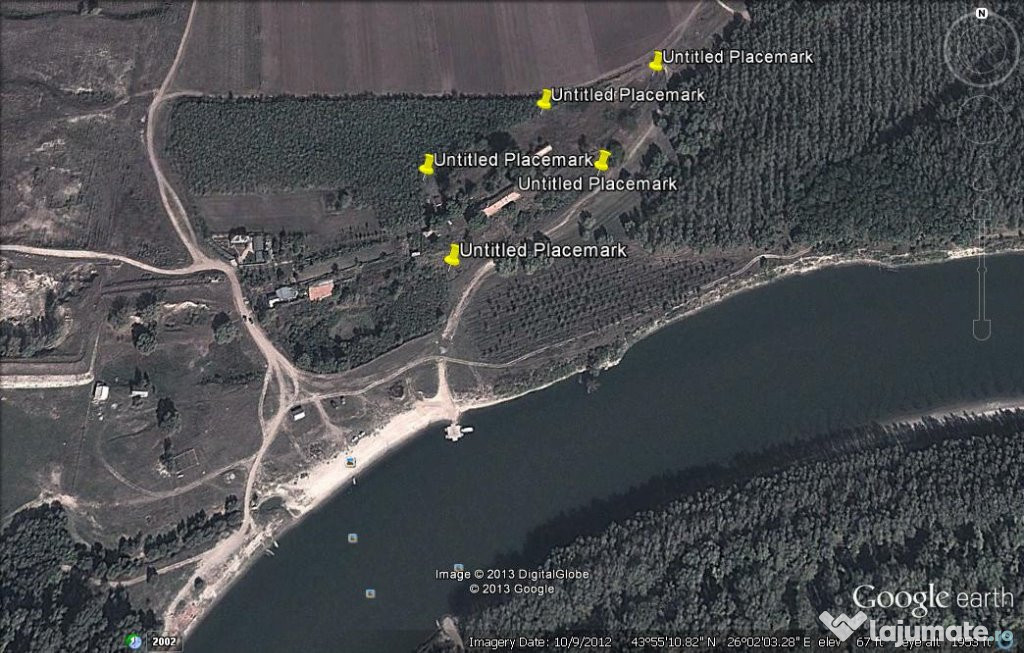 Teren curti construcții 8900mp Malu Roșu Oinacu jud Giurgiu