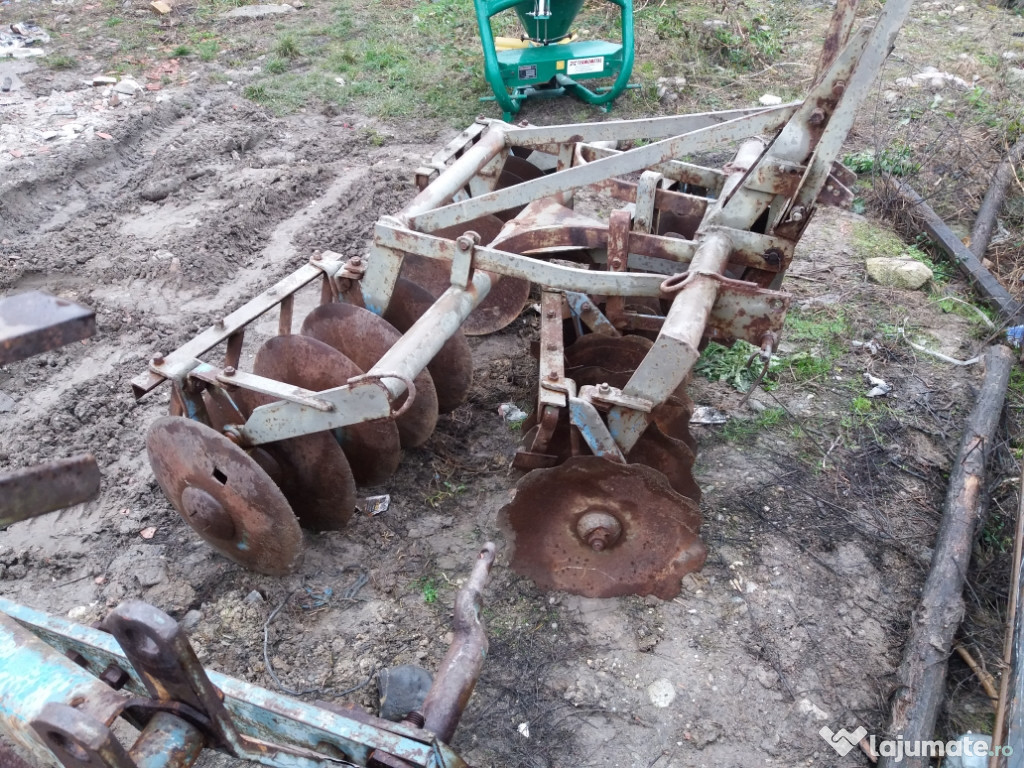 Disc purtat pe rulmenti