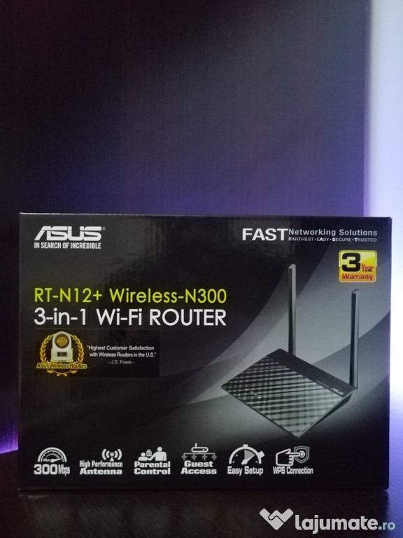 Router Wireless Asus RT-N12+ N300