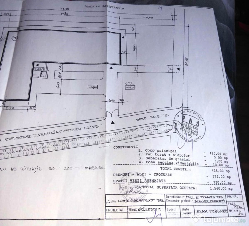 Teren 2500mp Gorneni Giurgiu