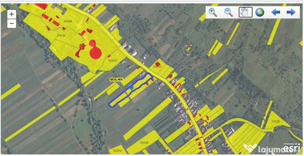 Teren intravilan Boghis