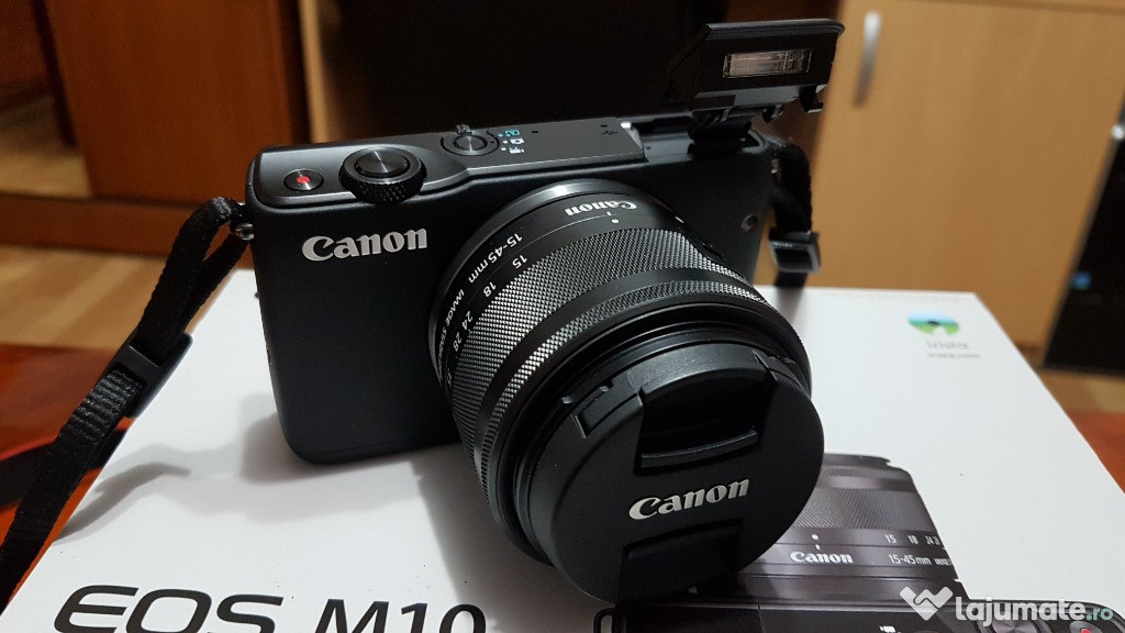 Canon EOS M10 - Aparat foto mirrorless 18 MP APSC Full HD