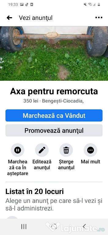 Axa remorcuta