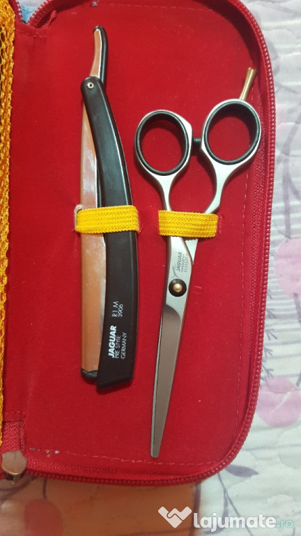 Set nou pentru frizerie original marca jaguar !
