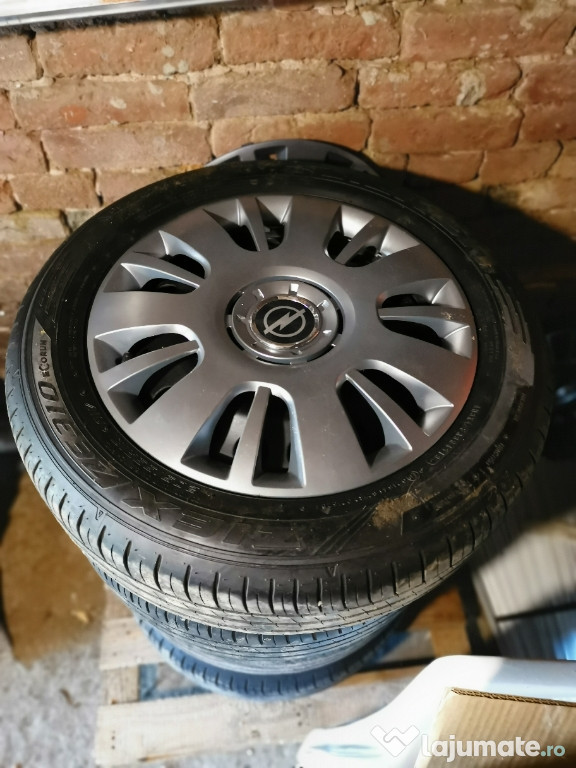 Anvelopa vara cu jeanta 205/55R16 cu capace OPEL