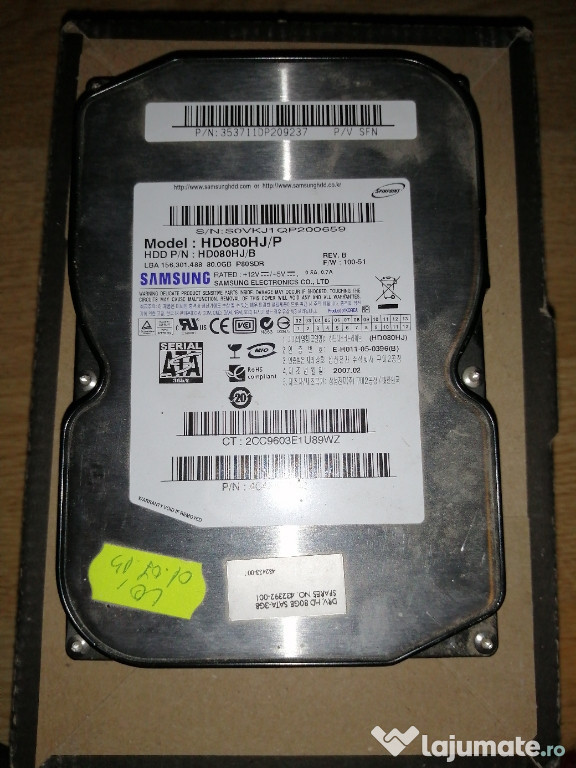 Hard-disk 80 gb, Samsung