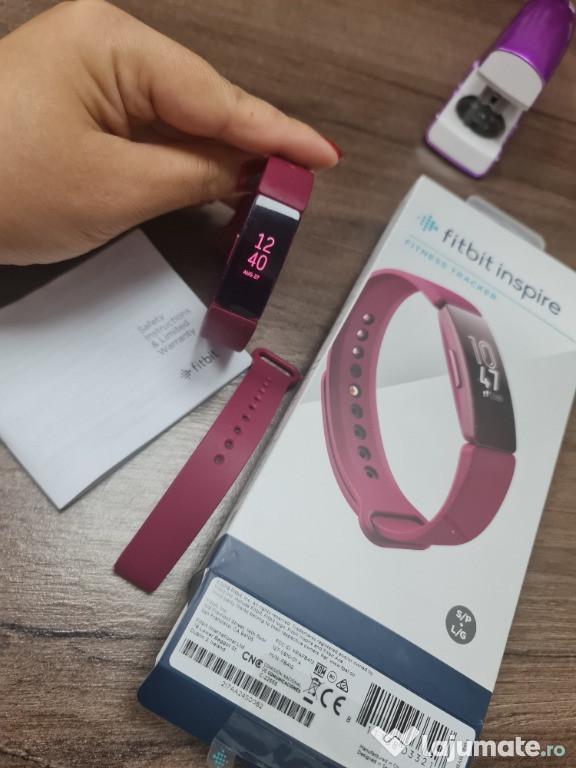 Bratara fitness Fitbit Inspire, Sangria