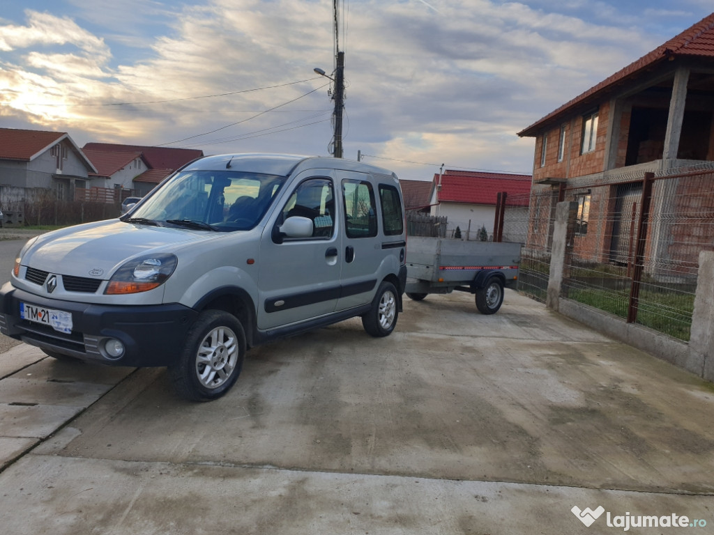 Renault Kangoo 1.9dci 4x4 + remorca