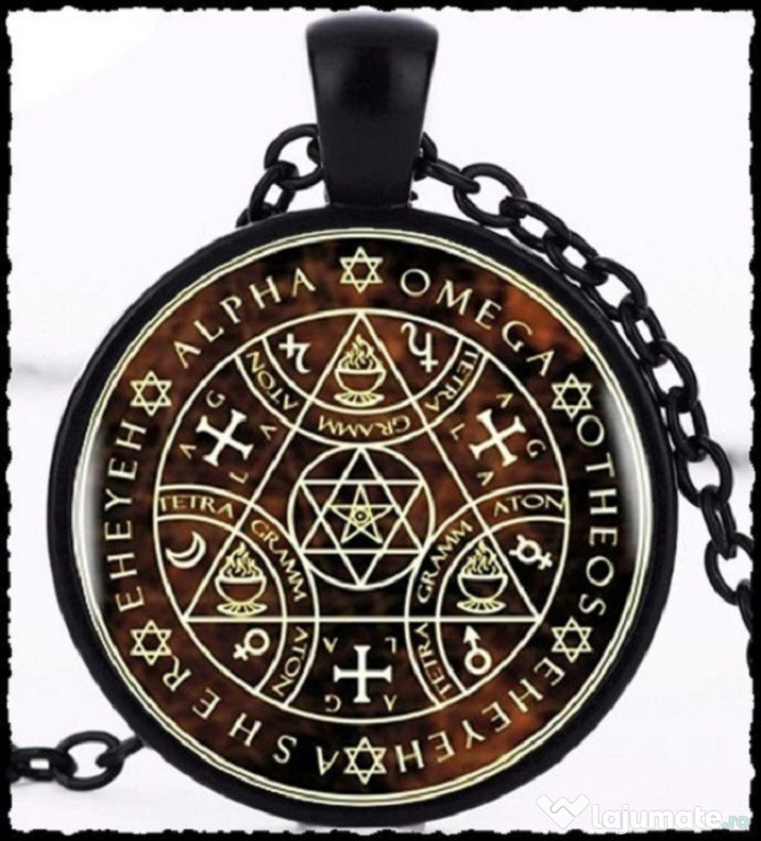 Talisman protectie sigiliul Alpha&Omega