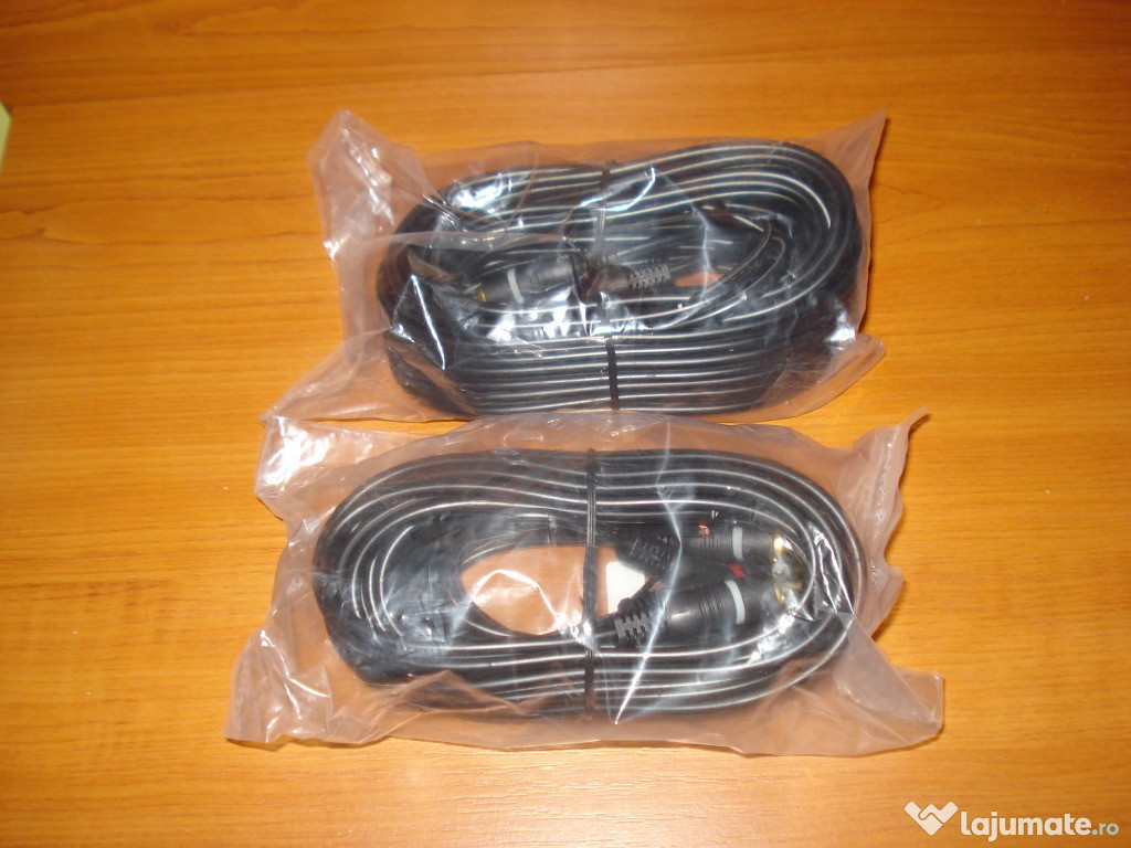 Cablu semnal stereo rca lungime 5m cu remote amplificator