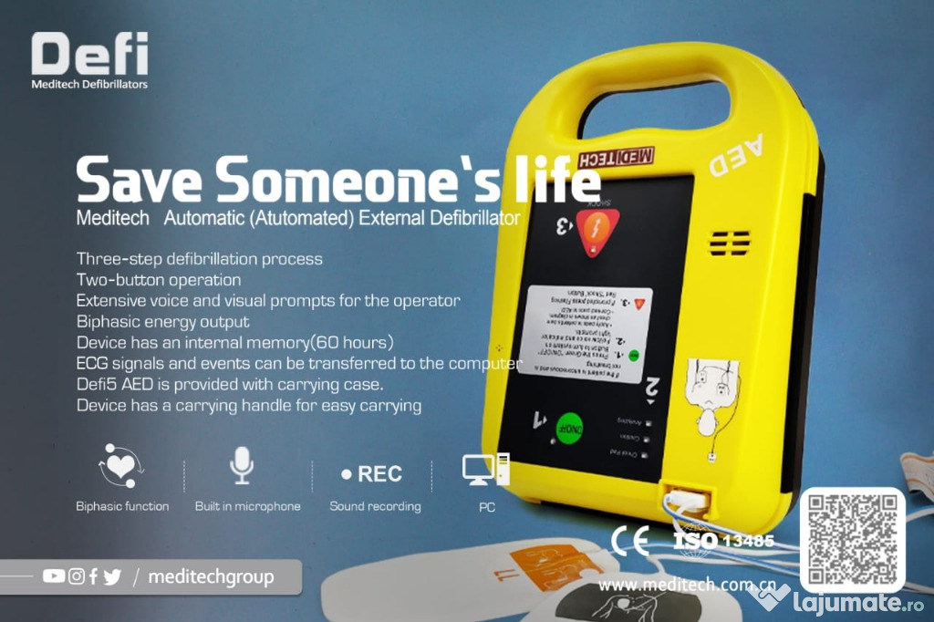 Defi® 5 Automatic (Automated) External Defibrillator "AED"