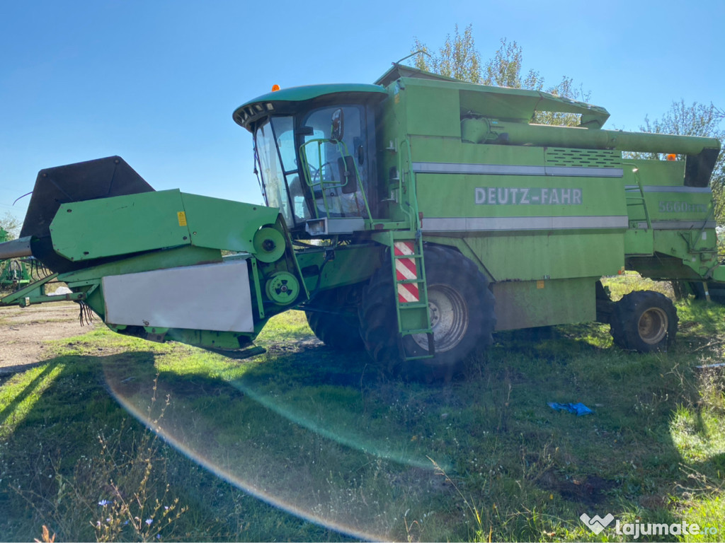 Deutz Fahr 5660 HTS si Claas Dominator 108 SL