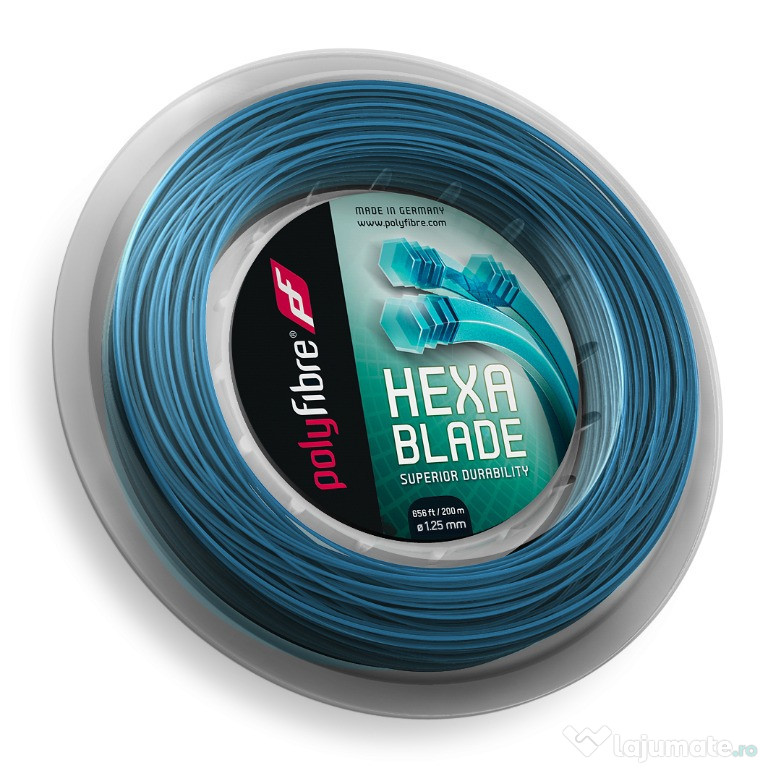 Racordaj tenis Polyfibre Hexabalde / hexagonal