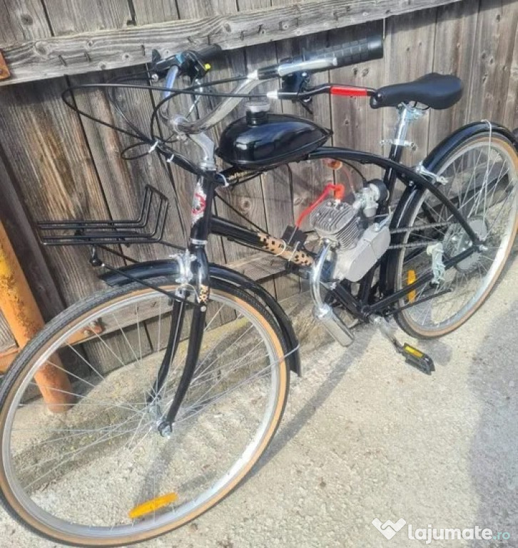 Bicicletă cu motor în 2Timpi pe benzină !