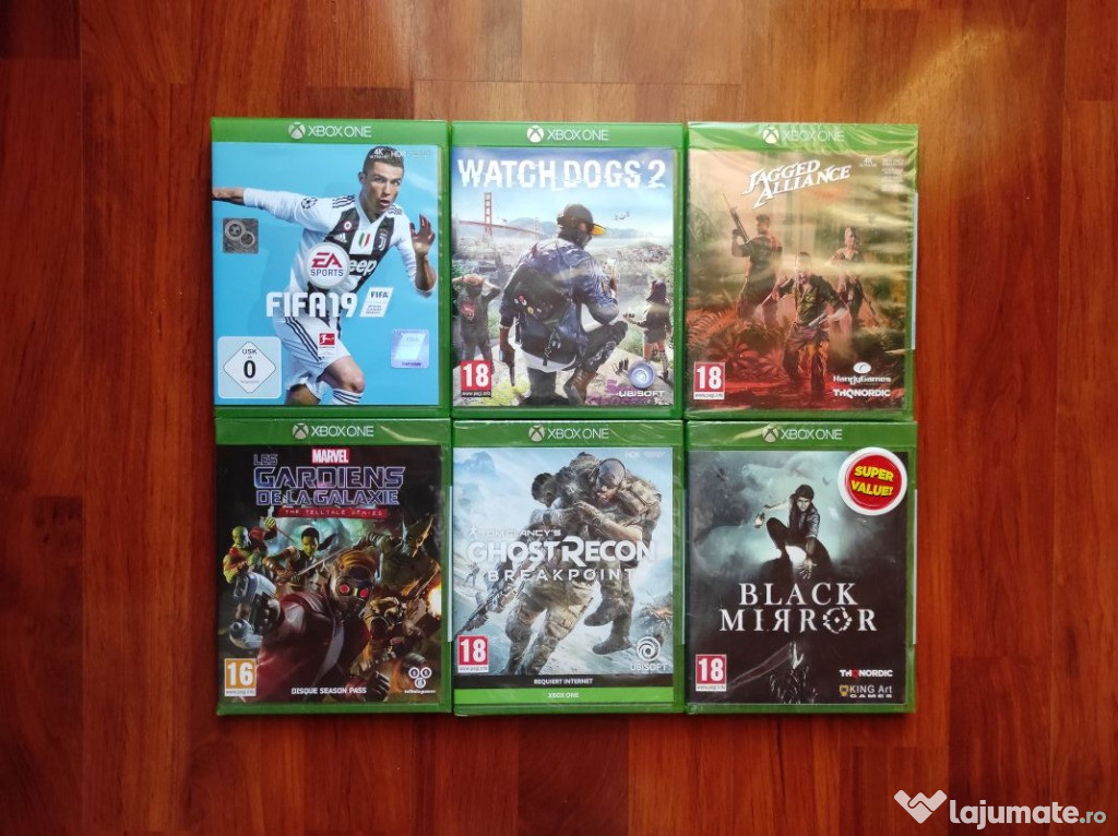 6 jocuri xbox one ,,noi,,