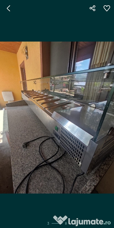 Banc pizza, hota inox, masa inox, aragaz etc