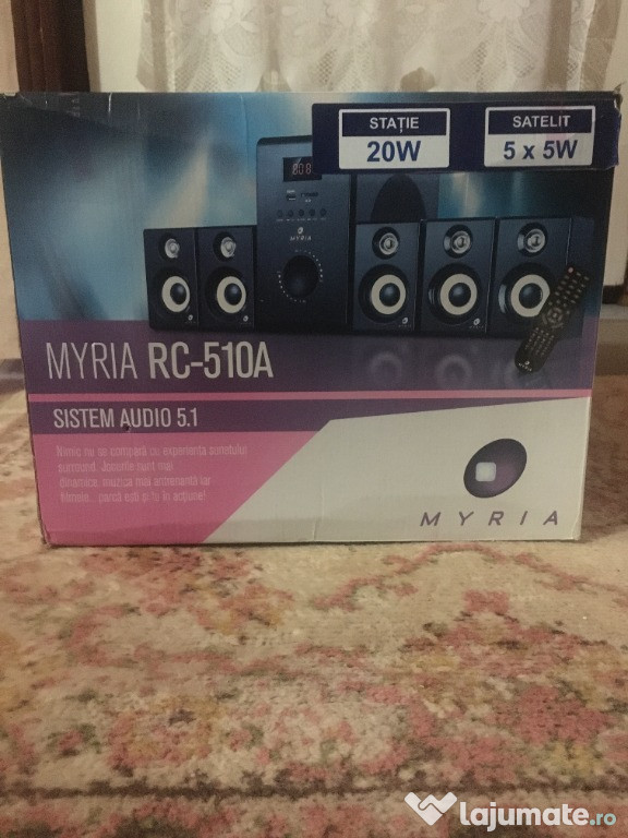 Sistem boxe myria 4.1 RC10A cu telecomanda