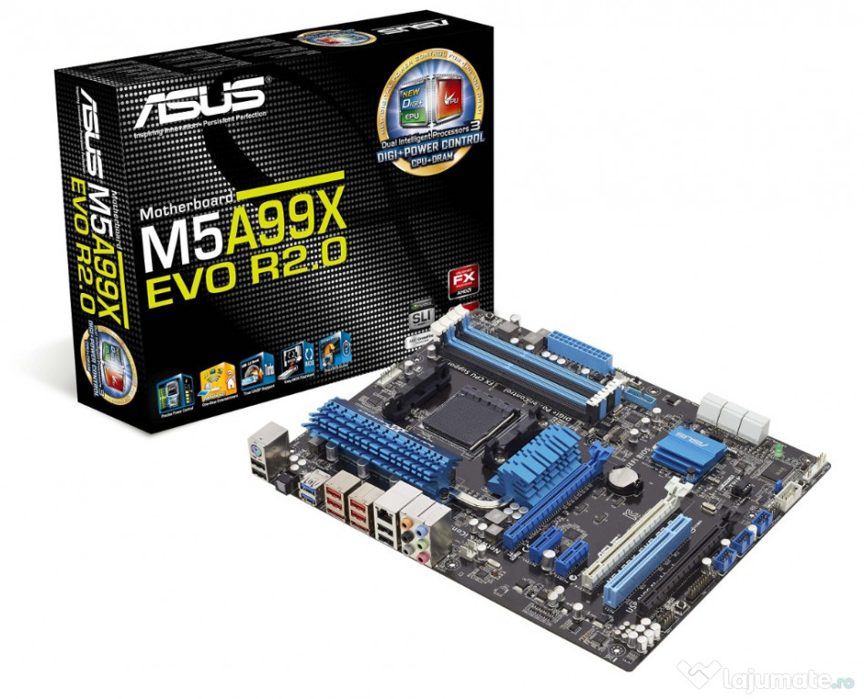 KIT AM3+ Asus M5A99X EVO+FX8350 cu 8Core+8GB DDR3 la 300lei