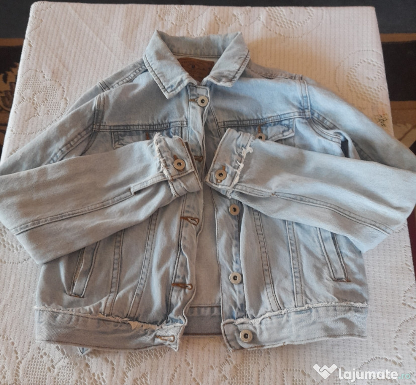 Geaca denim, scurta