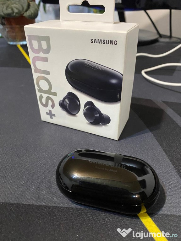 Casti bluetooth Samsung Galaxy Buds Plus, Black
